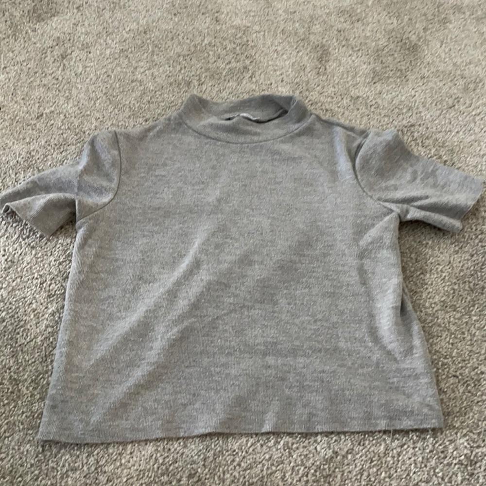 Zara Mockneck Top